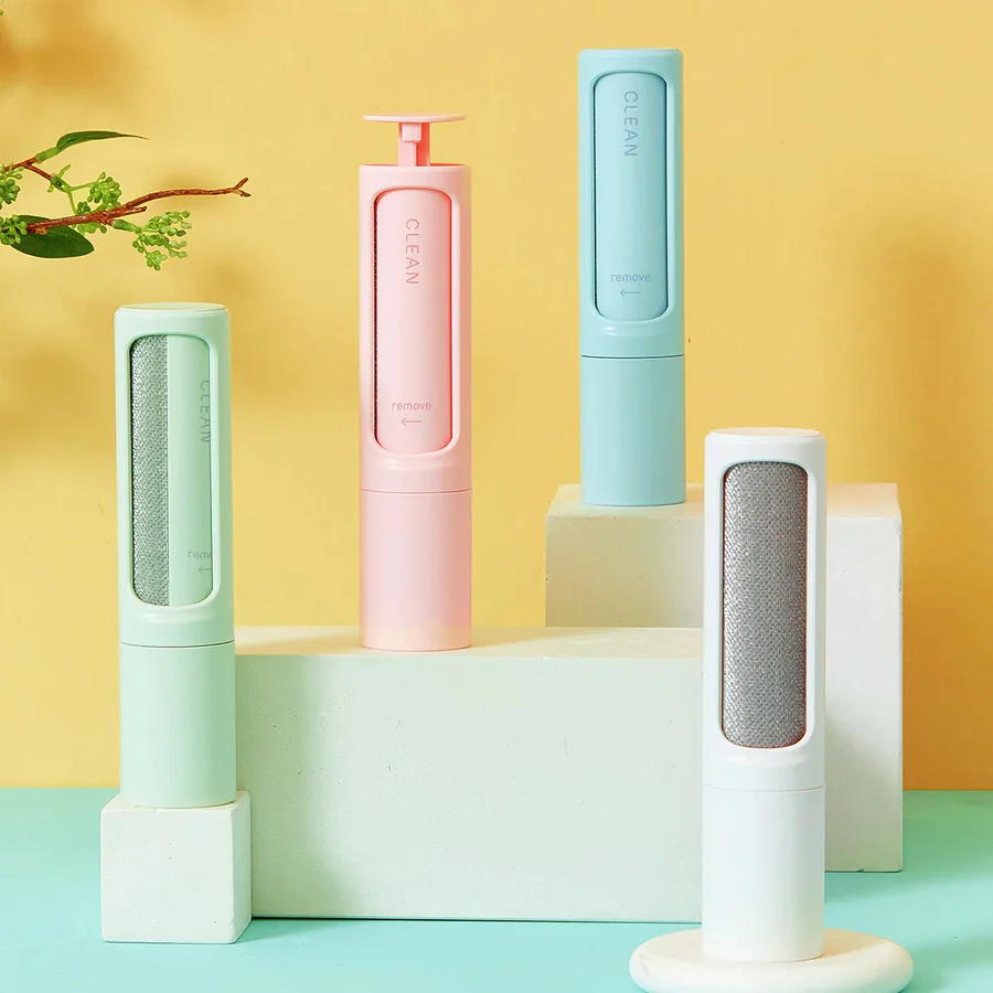 Pet Hair Removal Tool with Built-in Lint Roller