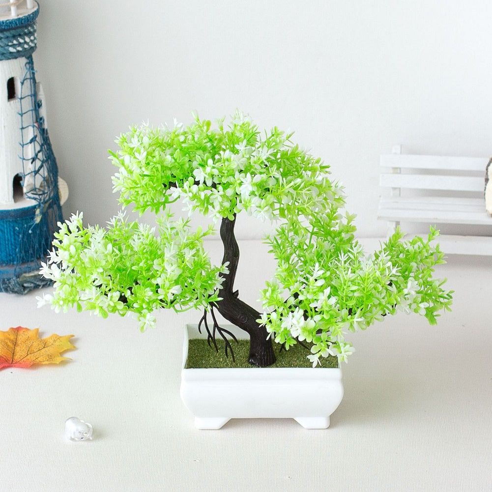 Small Potted Bonsai Tree Decoration
