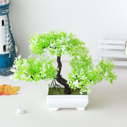 Small Potted Bonsai Tree Decoration