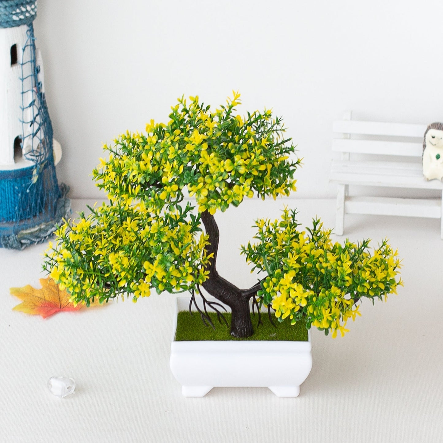 Small Potted Bonsai Tree Decoration