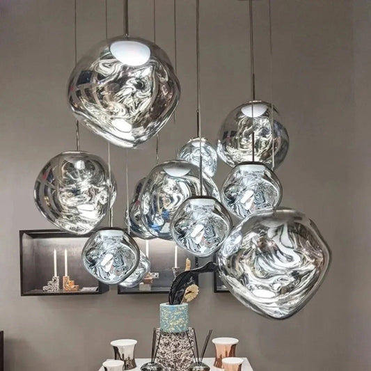 Stylish Glass Pendant Lamp in Various Colors - Cofik