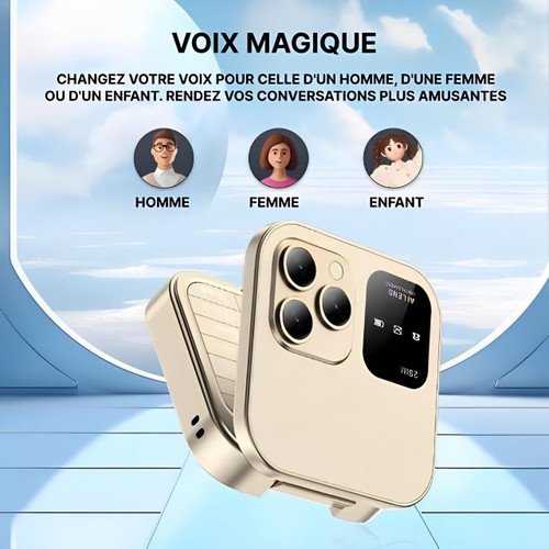 Compact Dual SIM Flip Phone
