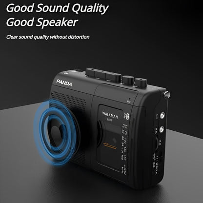 Retro Portable Radio Cassette Player with AM/FM