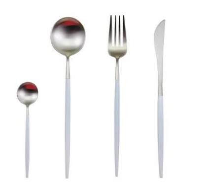 Elegant 24-Piece Silverware Flatware Set for Dining