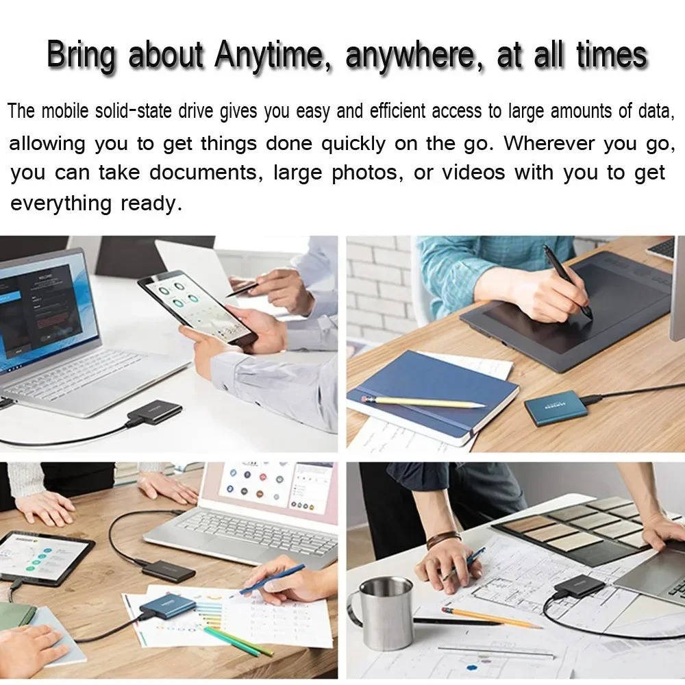 Portable Fast External SSD Drive