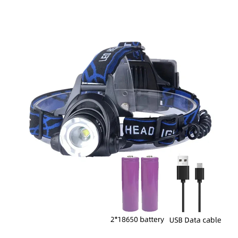 Bright Adjustable LED Headlight – Water Resistant