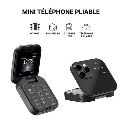 Compact Dual SIM Flip Phone