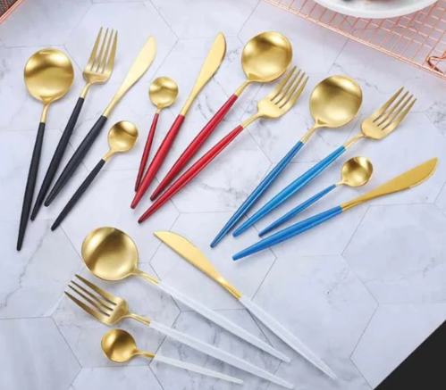 Elegant 24-Piece Silverware Flatware Set for Dining