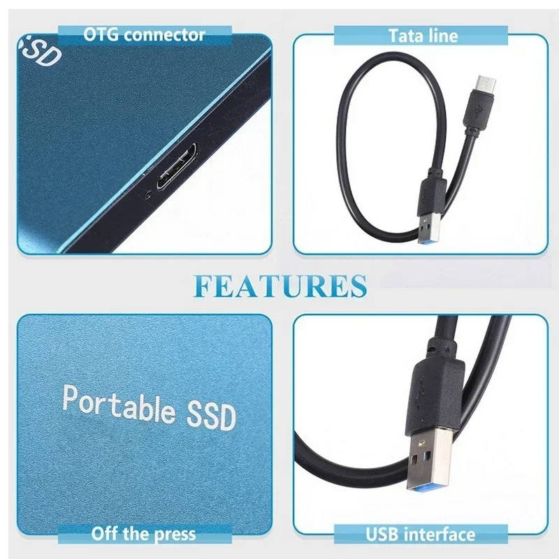 Portable Fast External SSD Drive