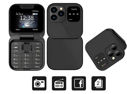 Compact Dual SIM Flip Phone