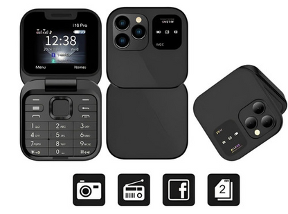 Compact Dual SIM Flip Phone