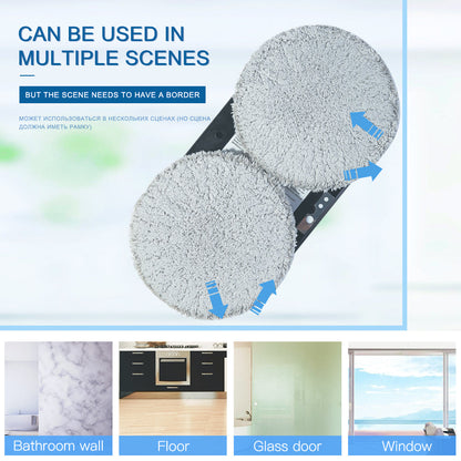Automatic Glass Cleaning Robot with Remote