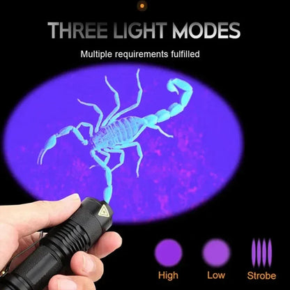 Pet Stain Detector LED Black Light Flashlight