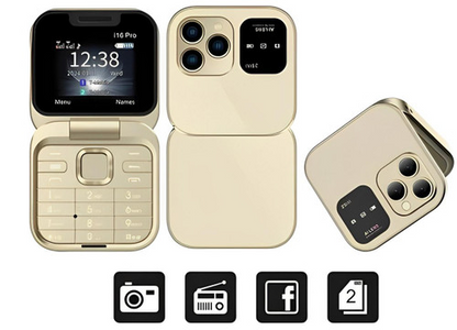 Compact Dual SIM Flip Phone