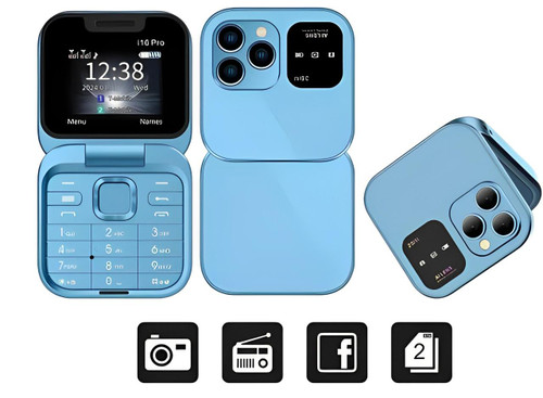 Compact Dual SIM Flip Phone