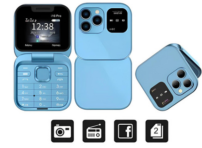 Compact Dual SIM Flip Phone