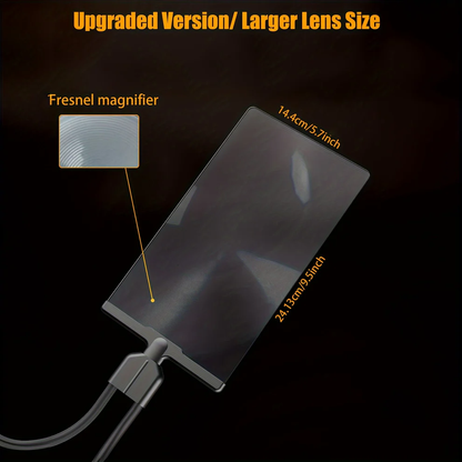 Portable LED Magnifying Glass with Adjustable Arm