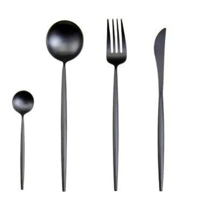 Elegant 24-Piece Silverware Flatware Set for Dining - Cofik