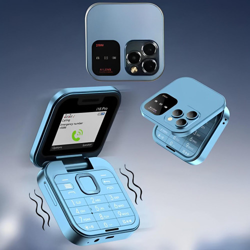 Compact Dual SIM Flip Phone