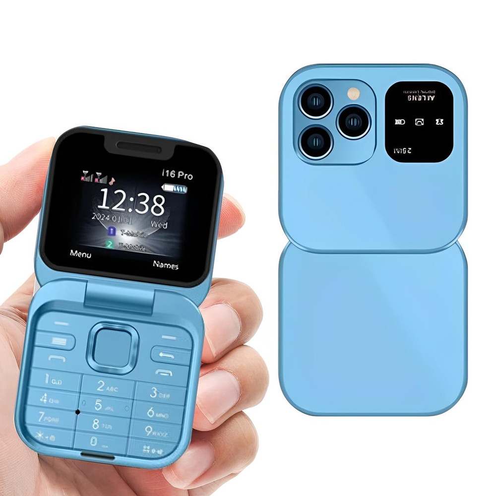 Compact Dual SIM Flip Phone - Cofik