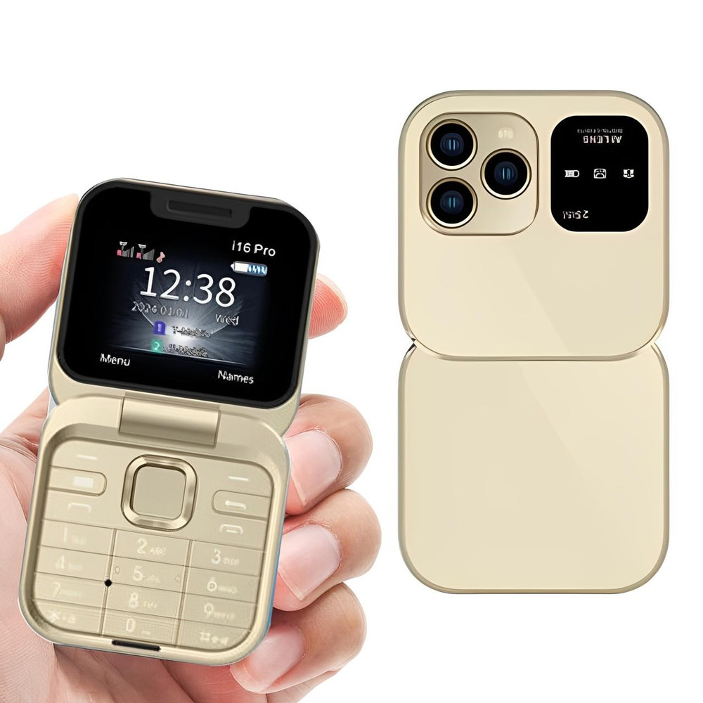 Compact Dual SIM Flip Phone