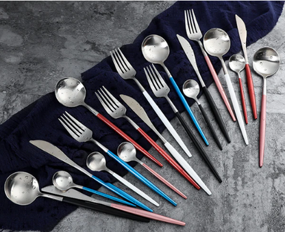 Elegant 24-Piece Silverware Flatware Set for Dining