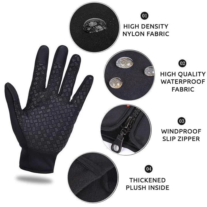 Warm Waterproof Skiing Gloves for Men and Women