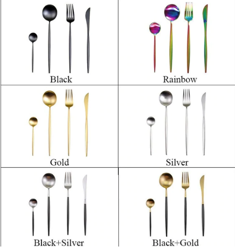 Elegant 24-Piece Silverware Flatware Set for Dining