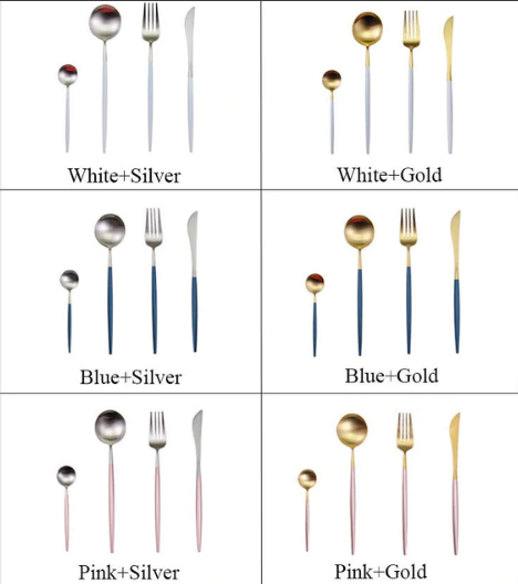 Elegant 24-Piece Silverware Flatware Set for Dining
