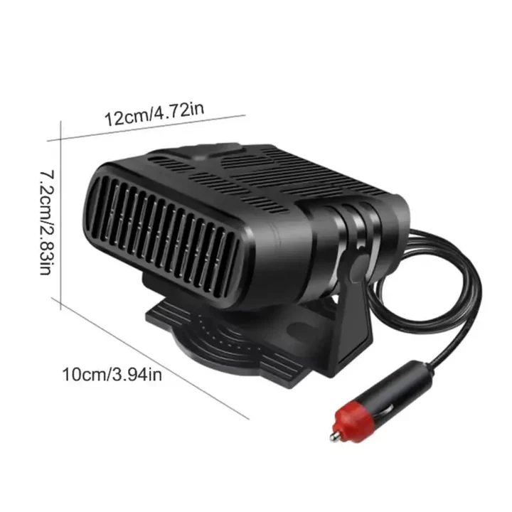 Compact 12V Car Heater Fan