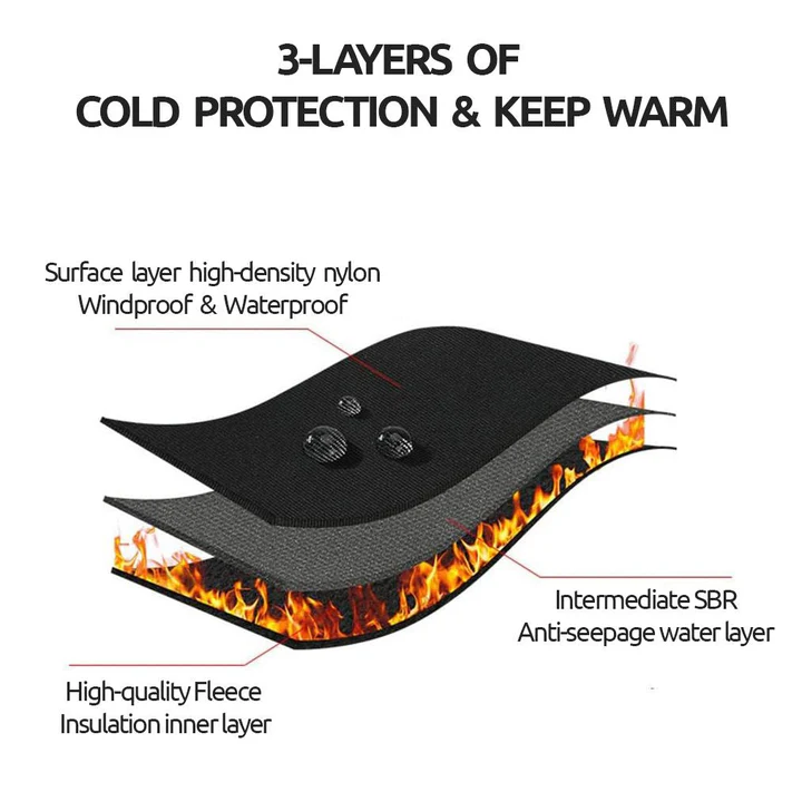 Warm Waterproof Skiing Gloves for Men and Women