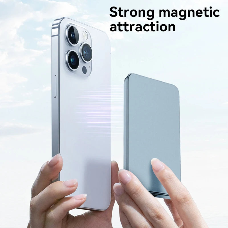 Slim 10000mAh Magnetic Wireless Portable Phone Charger