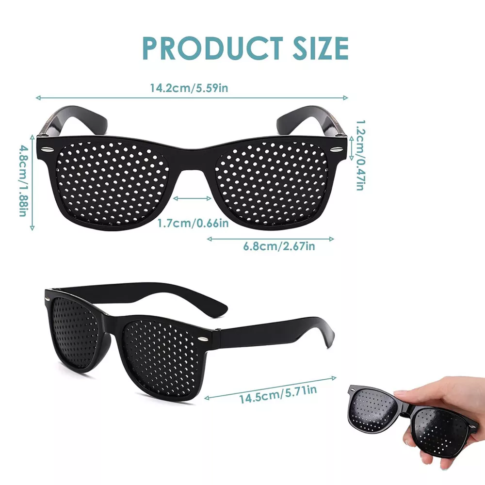 Vision Correction Pinhole Eyeglasses Set