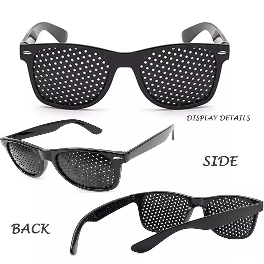 Vision Correction Pinhole Eyeglasses Set