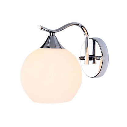 Stylish Round Glass Wall Light