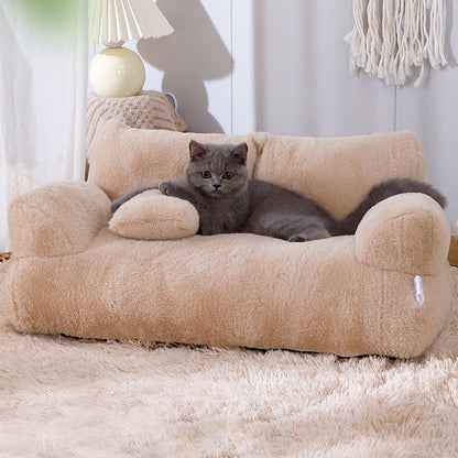 Plush Pet Dog Bed for Comfortable Sleep