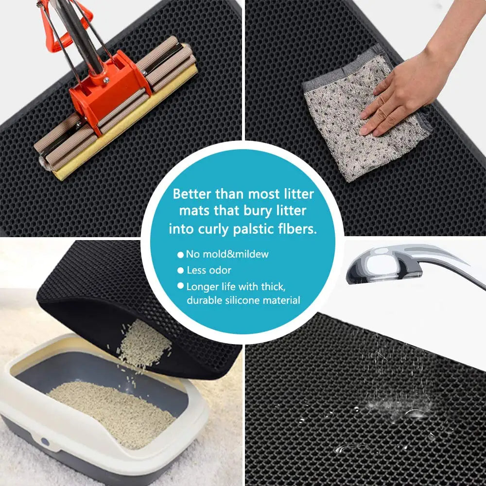 Pet Waterproof Double Layer Litter Mat
