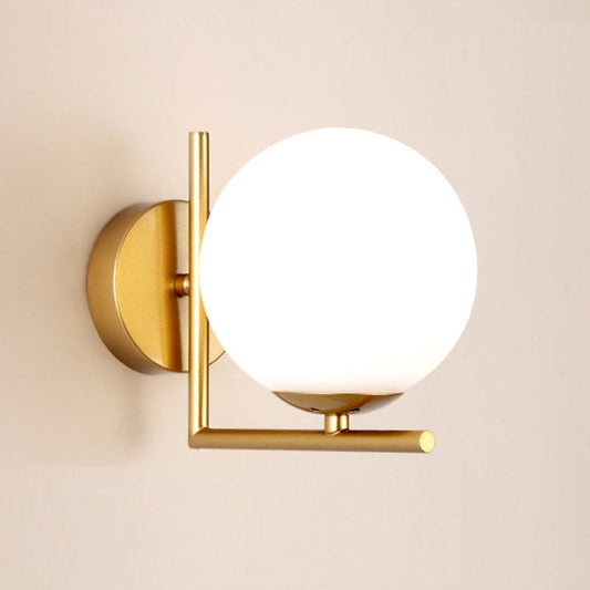 Stylish Round Glass Wall Light - Cofik