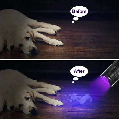 Pet Stain Detector LED Black Light Flashlight