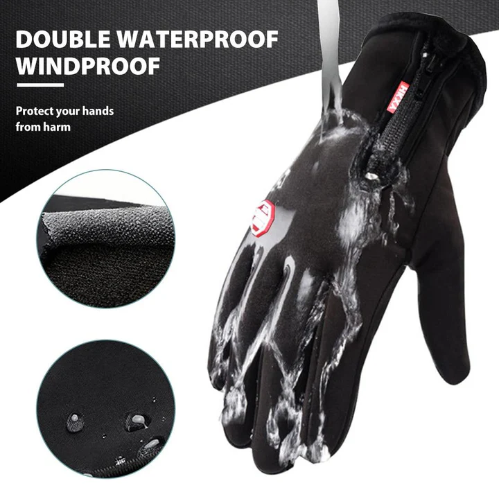 Warm Waterproof Skiing Gloves for Men and Women