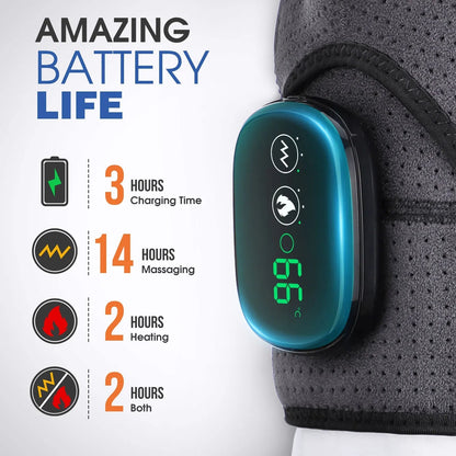 Relaxing Heat Vibration Shoulder Massager