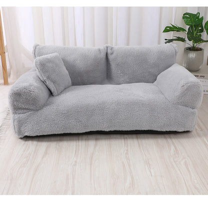 Plush Pet Dog Bed for Comfortable Sleep
