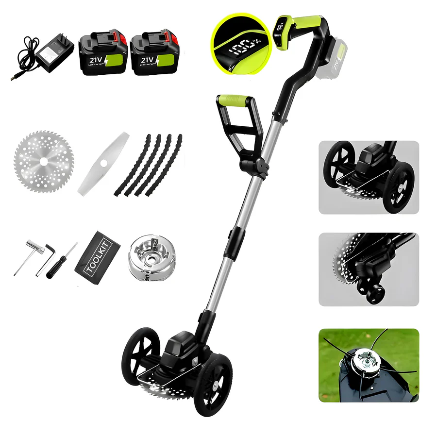 Wireless Lawn Trimmer with Battery and Charger - Cofik