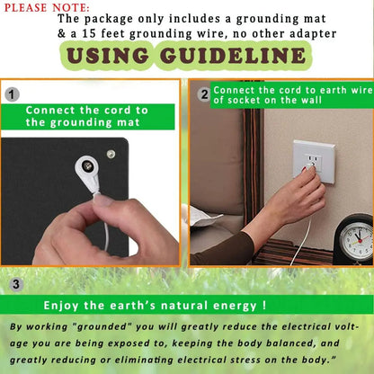 Relaxing Sleep and Wellness Grounding Pad