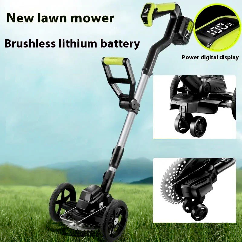 Wireless Lawn Trimmer with Battery and Charger