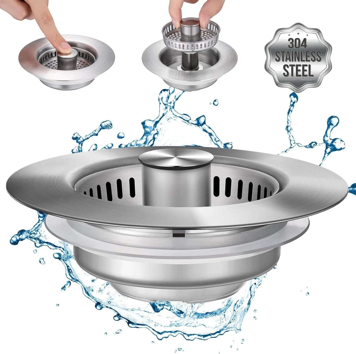 Durable Stainless Steel Sink Drain Filter - Cofik