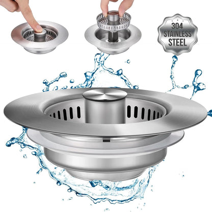 Durable Stainless Steel Sink Drain Filter - Cofik