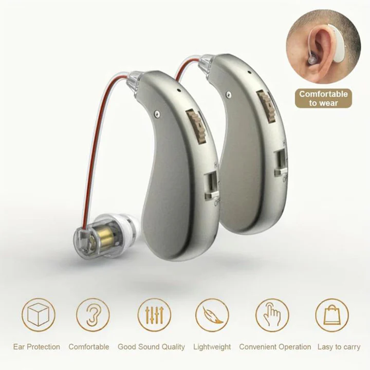 Compact Rechargeable Bluetooth Hearing Amplifier