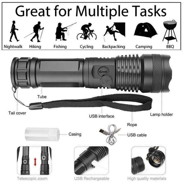Bright Extra Powerful LED Flashlight