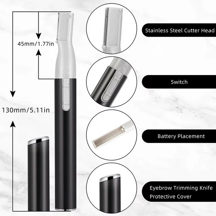 Precise Personal Eyebrow Grooming Trimmer